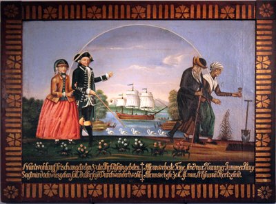 Passage gennem Glass Globe; Allegori for passagen gennem livet af Unbekannt Unbekannt